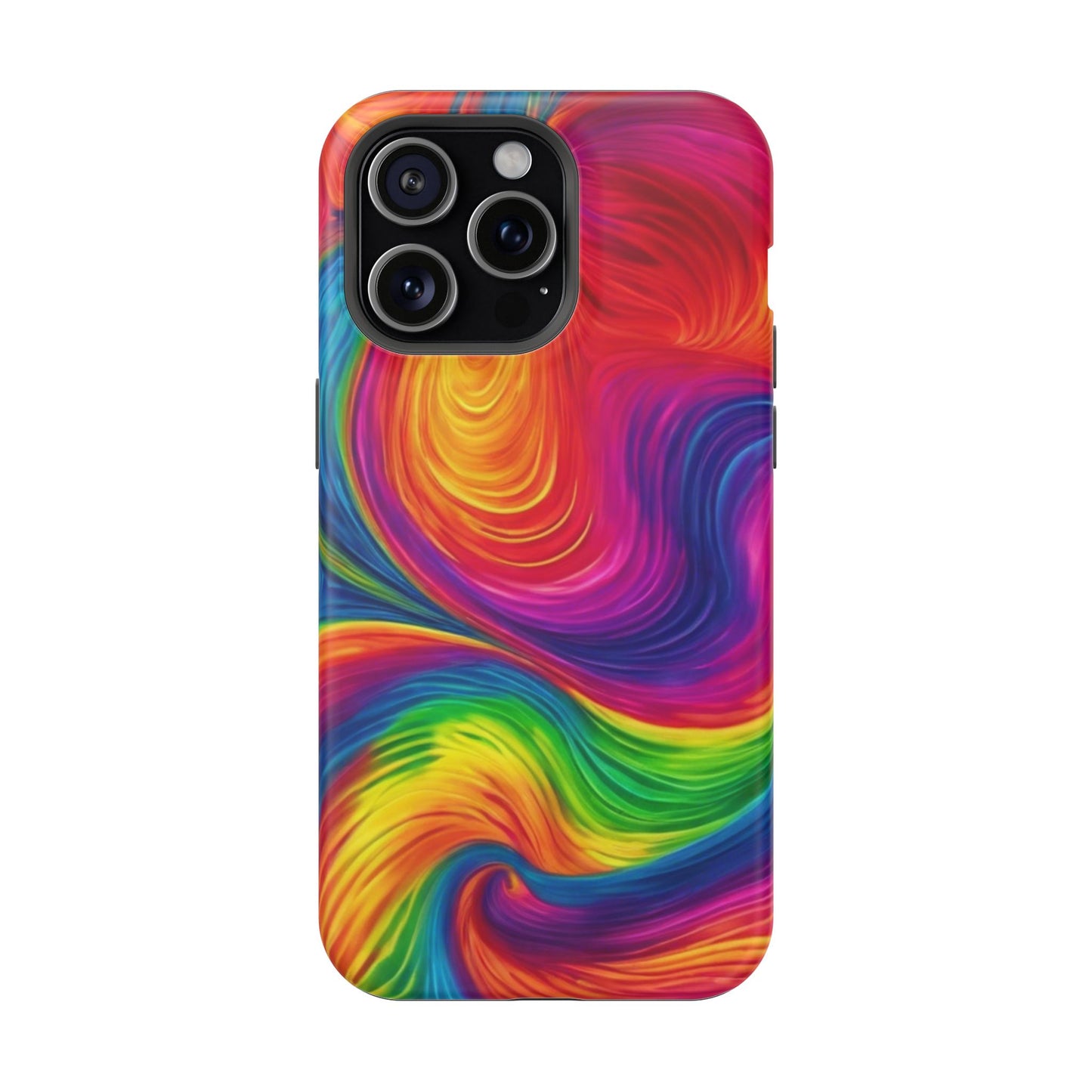 Tie Dye Color Swirl MagSafe® Compatible Tough Case for iPhone
