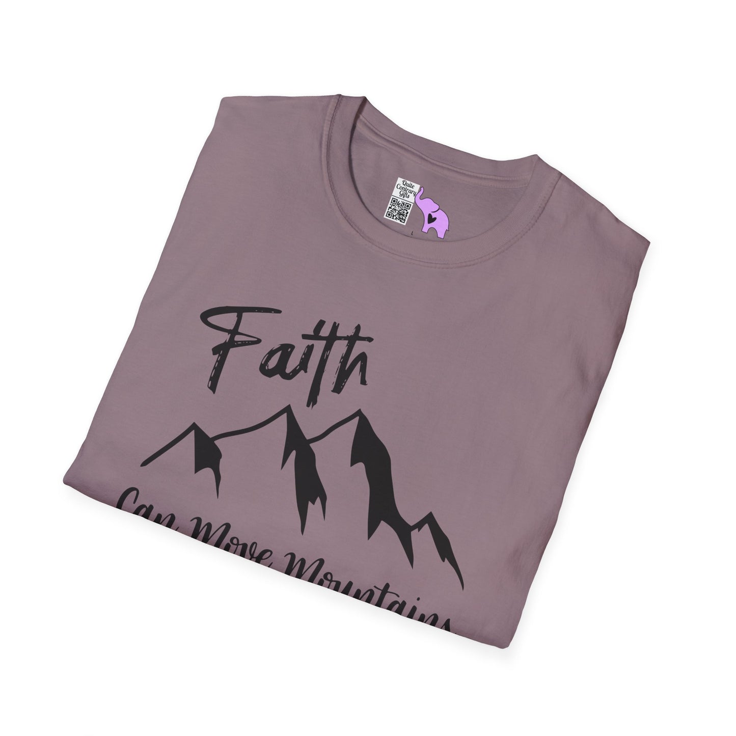 Faith Can Move Mountains Adult T-shirt