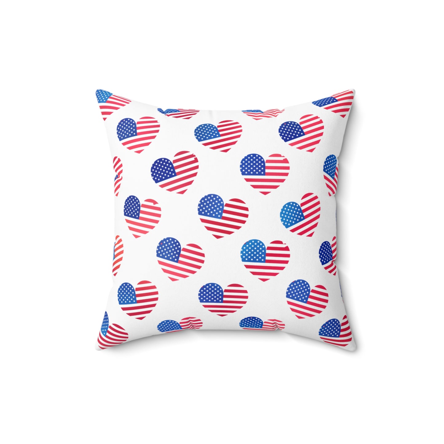 Hearts of Freedom Throw Pillow