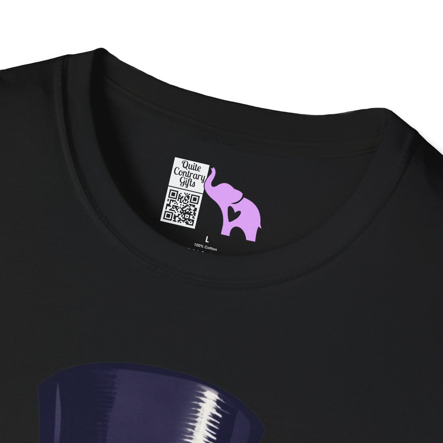 Top Hat & Mustache Skull Adult T-shirt