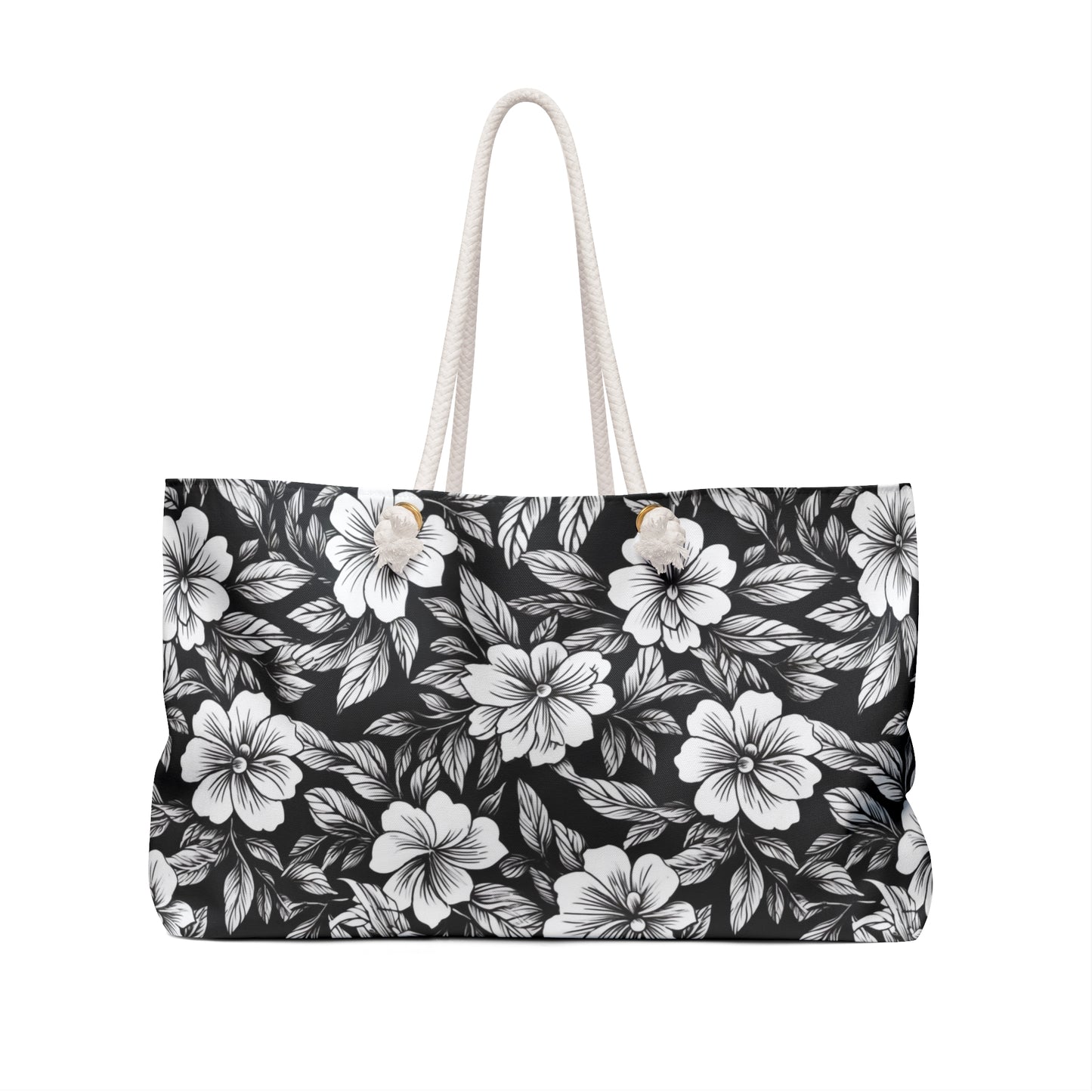 Monochrome Paradise Bloom Weekender Bag