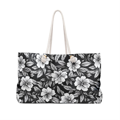 Monochrome Paradise Bloom Weekender Bag