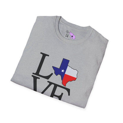 Love (Texas) Adult T-shirt