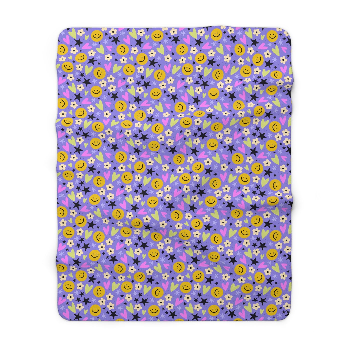 Happy Little Things Fleece Blanket