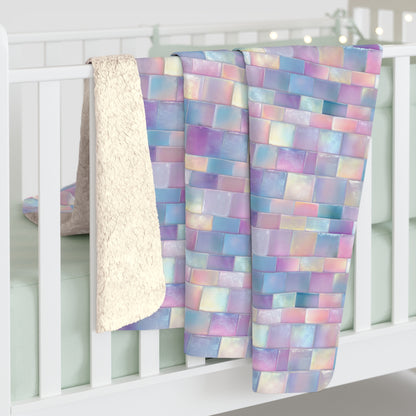 Cloudbound Panels Fleece Blanket