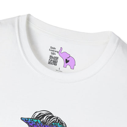 Mom (Colorful Leopard Print) Adult T-shirt