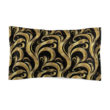 Black & Gold Luxe Swirl Duvet Bedding Set