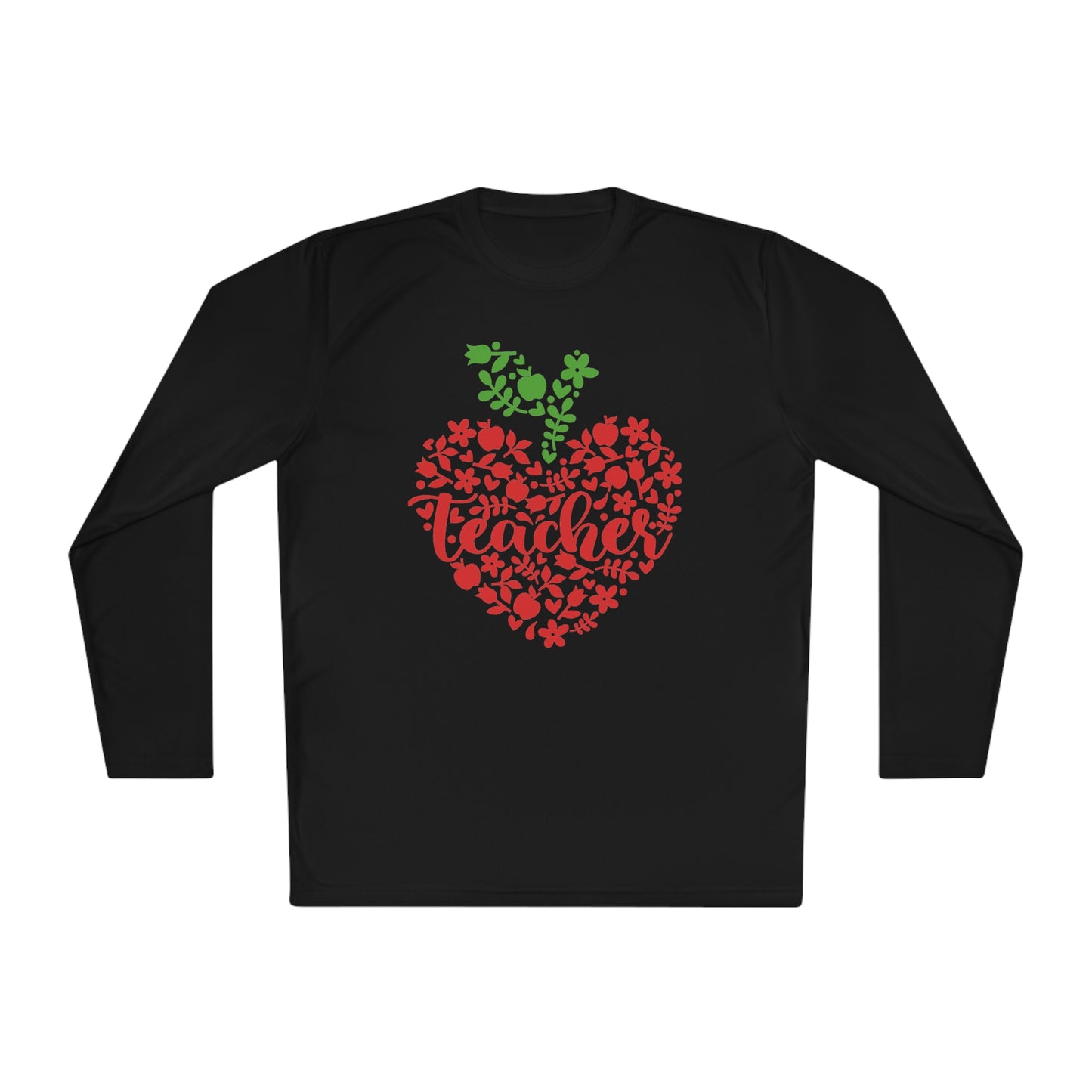 Teacher Heart 1 Adult Long Sleeve Tee