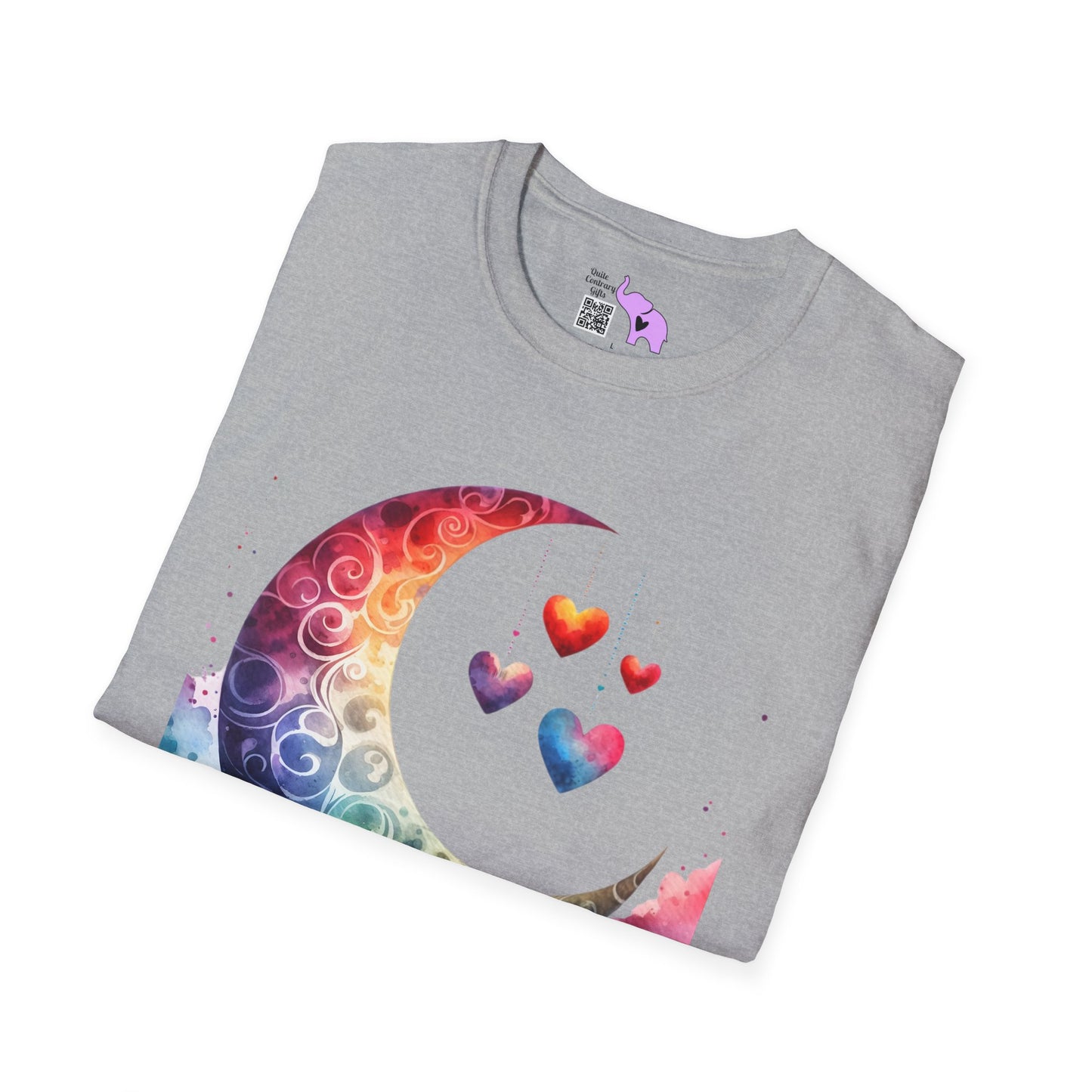 Moon in Love Adult T-shirt