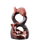 Lotus Leaf & Fish Incense Backflow Burner