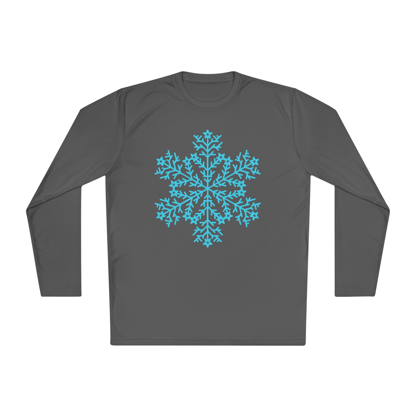 Large Snowflake Adult Long Sleeve Tee