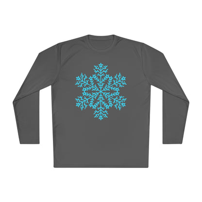 Large Snowflake Adult Long Sleeve Tee