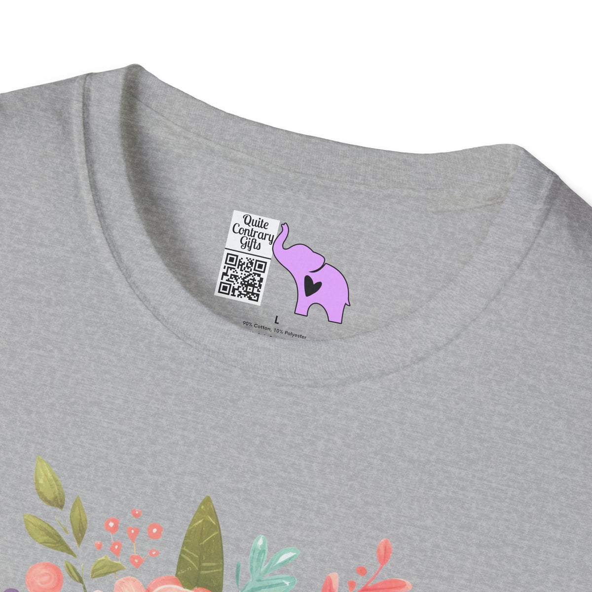 Booktrovert (Floral) Adult T-shirt