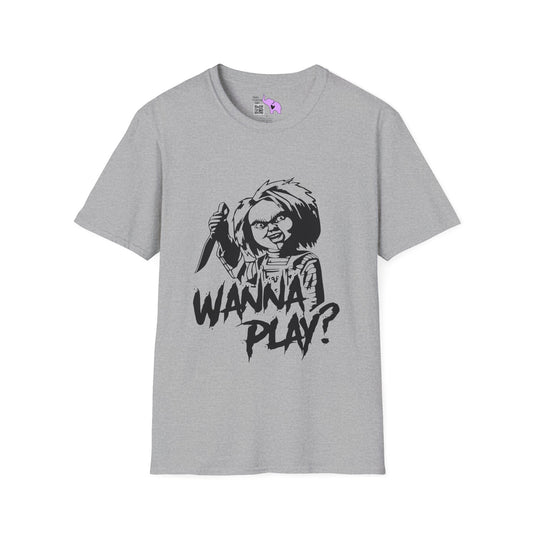 Chucky Wanna Play? Adult T-shirt