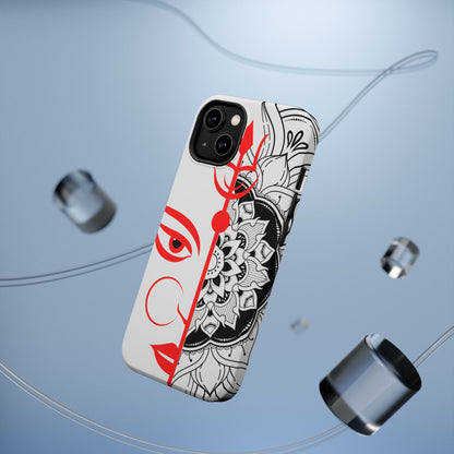 Goddess Durga Mata w/Manala MagSafe® Compatible Tough Case for iPhone