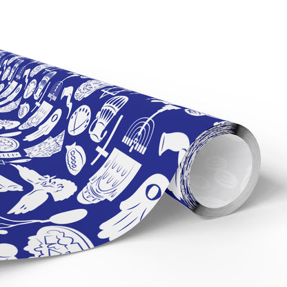 Mosaic of Light Hanukkah Wrapping Paper