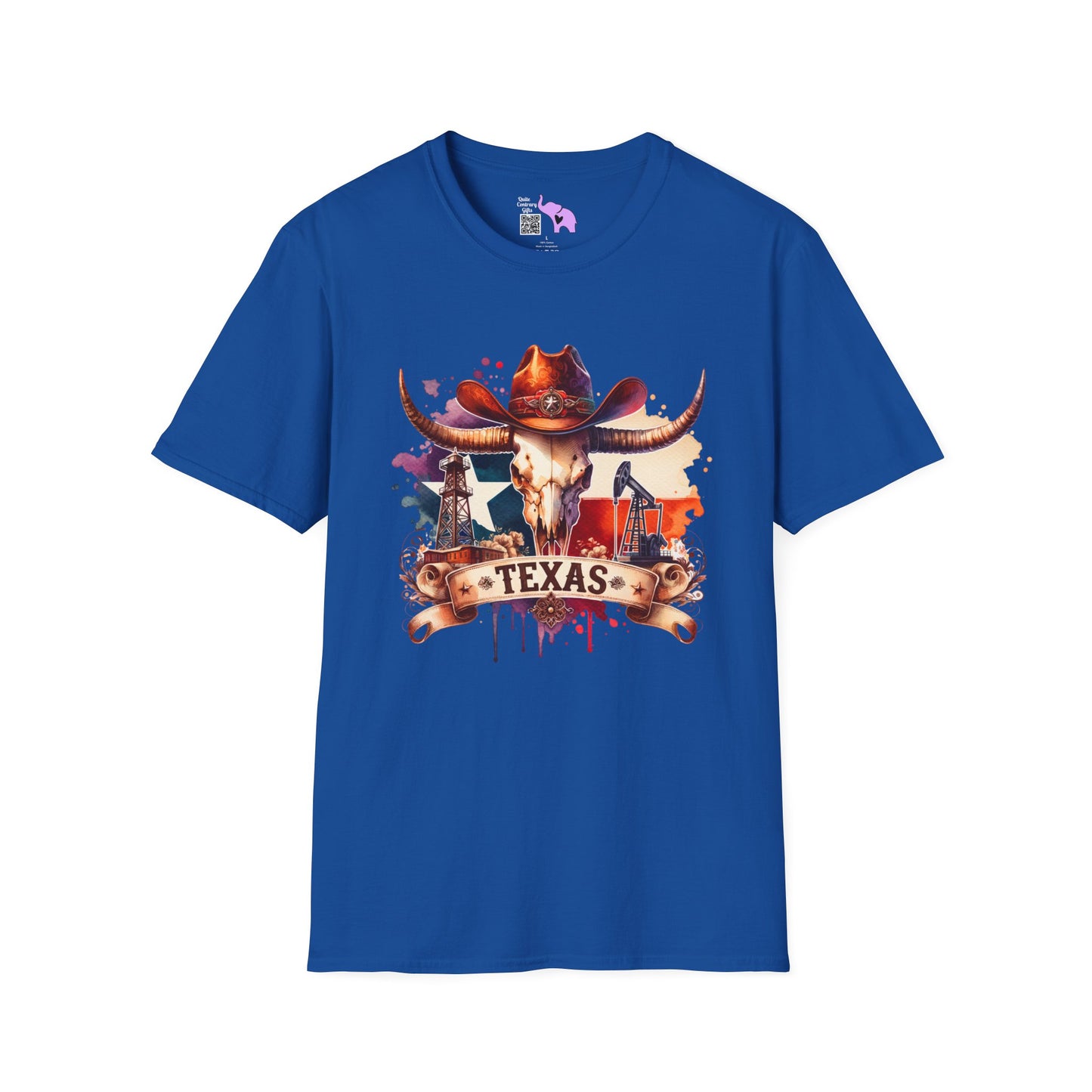 Texas Oil Rigs Adult T-shirt