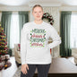 Mistletoe Kisses Christmas Wishes Adult Long Sleeve Tee