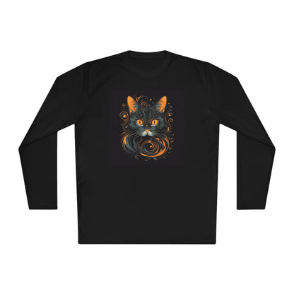 Creepy Black Cats 5 Adult Long Sleeve Tee