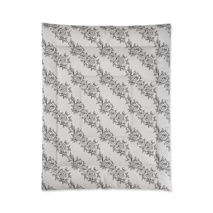 Midnight Rose Sketch Comforter