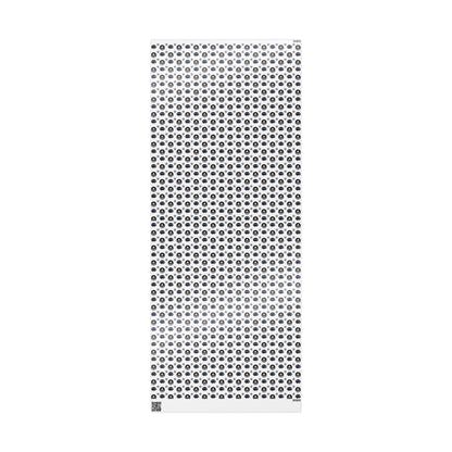 Round Christmas Nights Silhouette Wrapping Paper