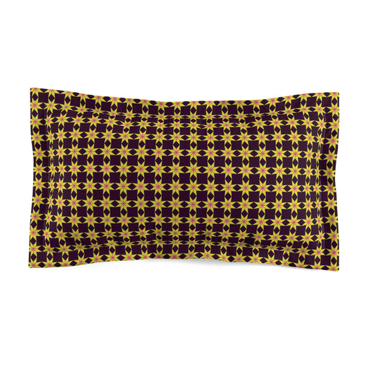 Golden Radiance Microfiber Pillow Sham
