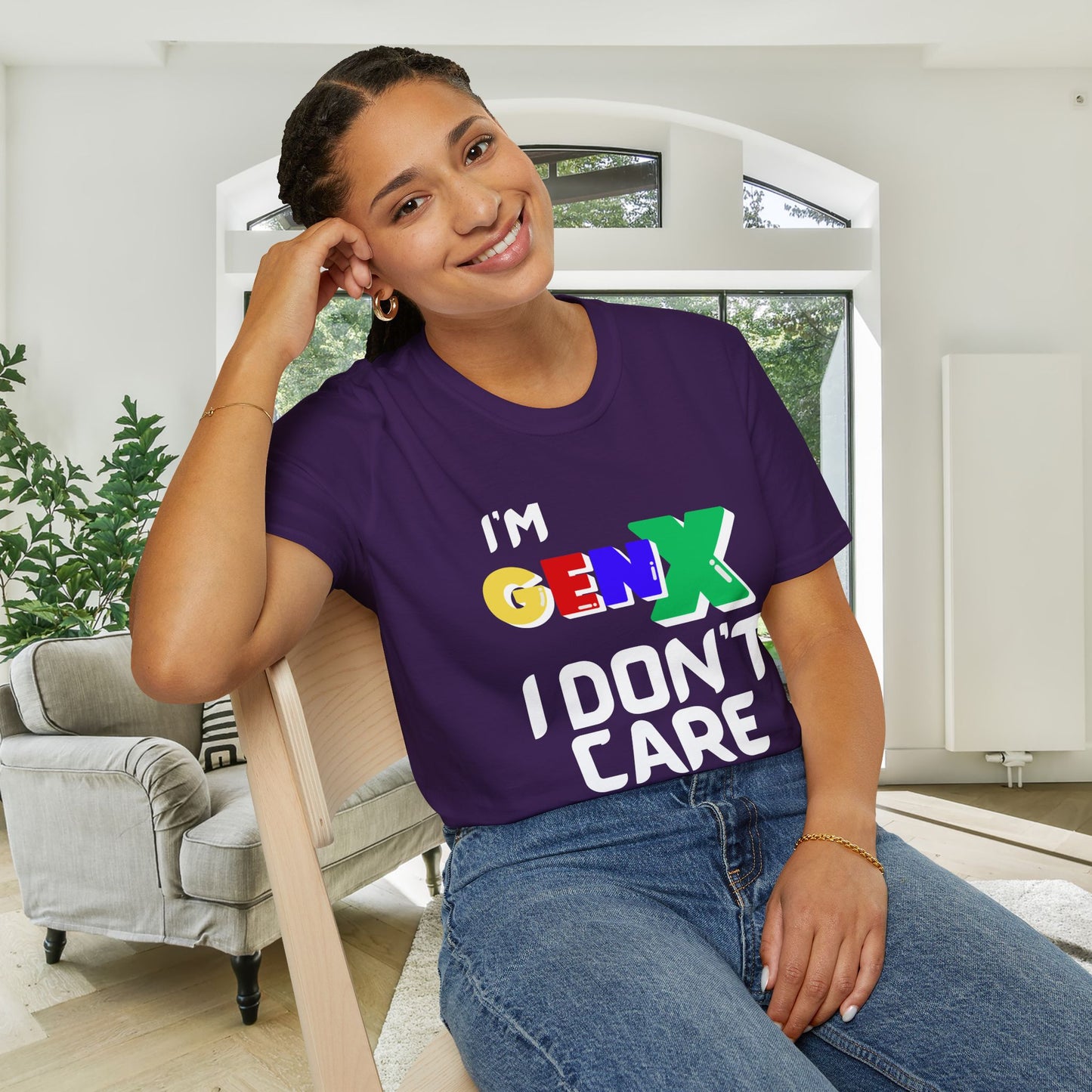 I'm GenX I Don't Care Adult T-shirt