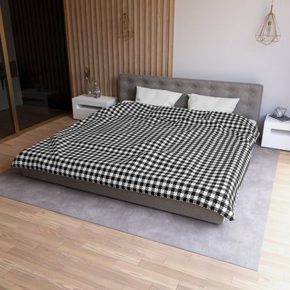 Black & White Balance Microfiber Duvet Cover