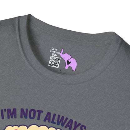 I'm Not Always A Train Wreck Just Kidding Toot Toot Adult T-shirt