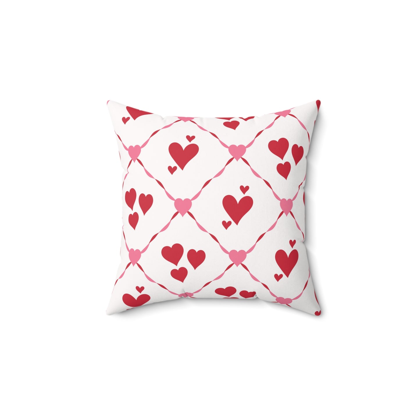 Cupid’s Lattice Throw Pillow