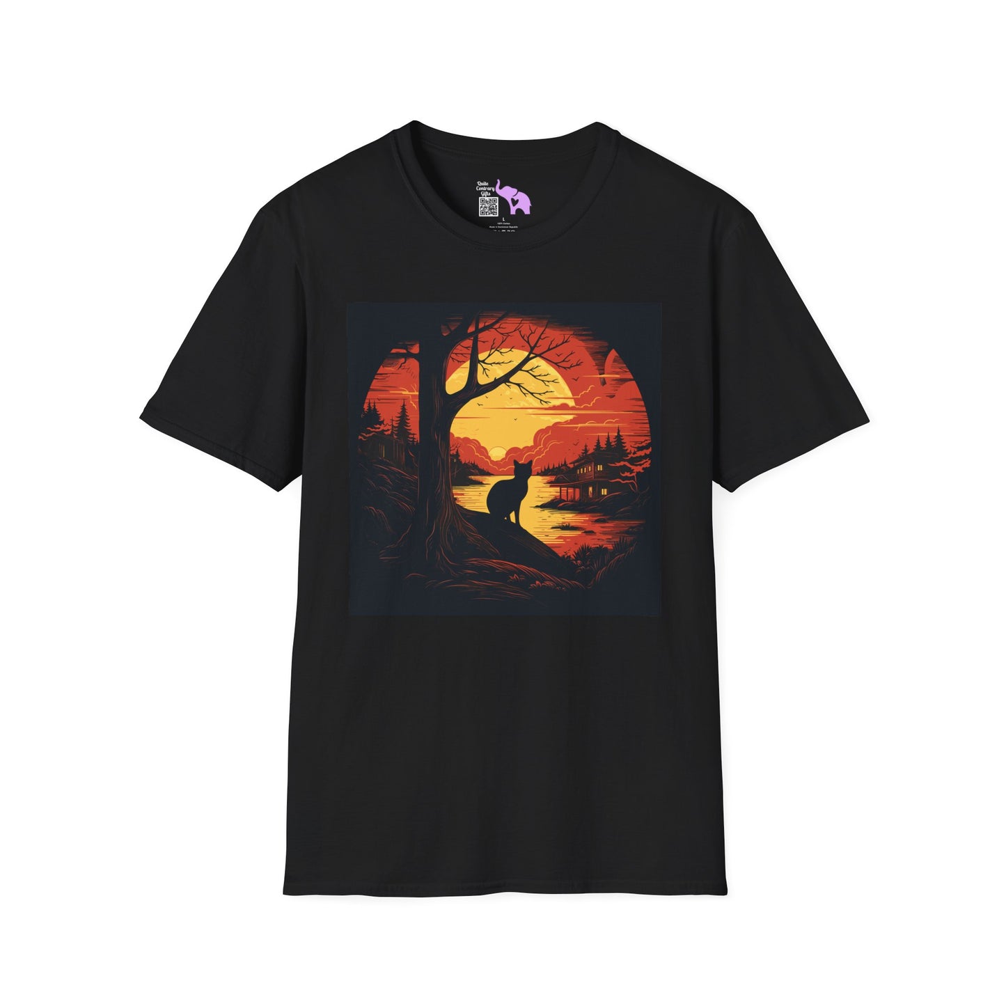 Creepy Black Cats 3 T-shirt