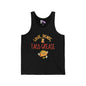 Love, Peace, & Taco Grease Unisex Jersey Tank