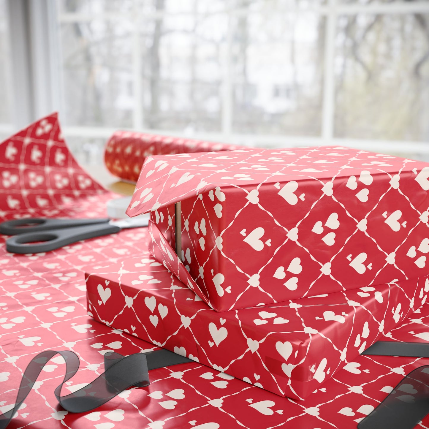 Sweetheart Trellis Wrapping Paper