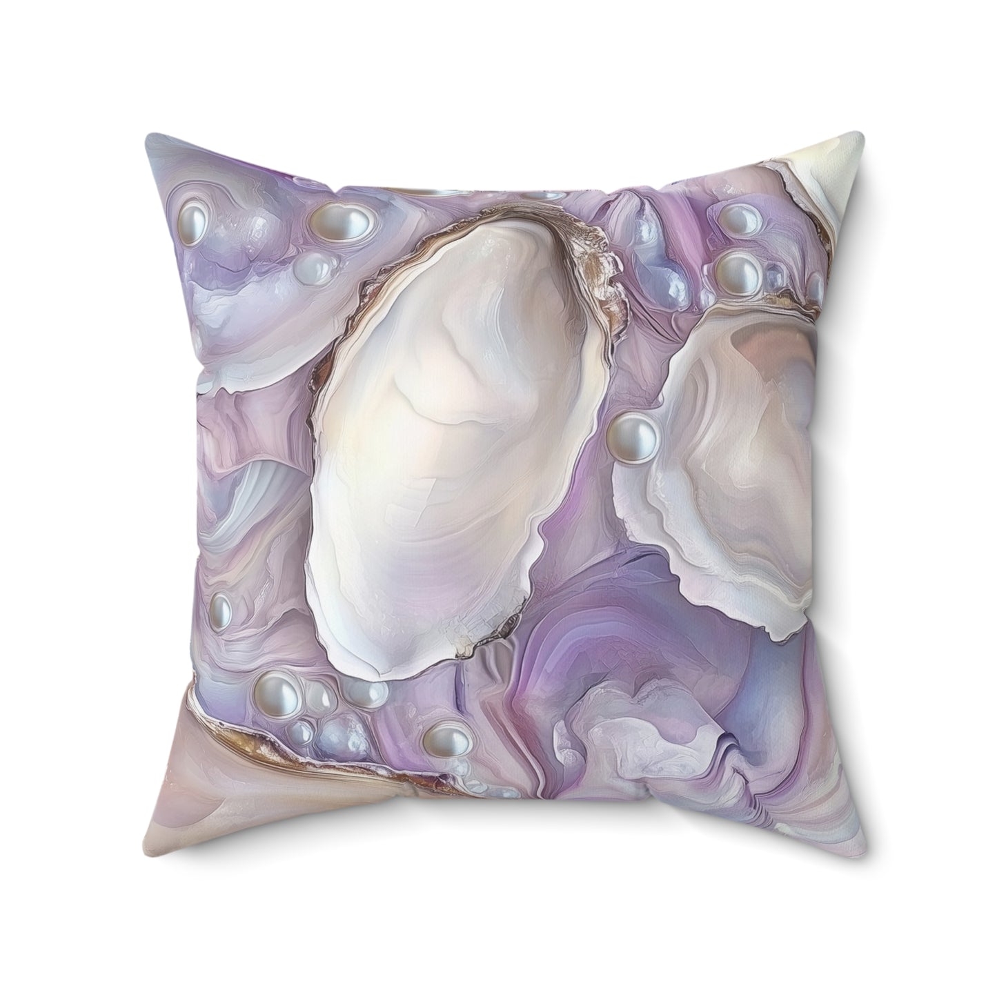 Purple Opalescent Dreams Throw Pillow