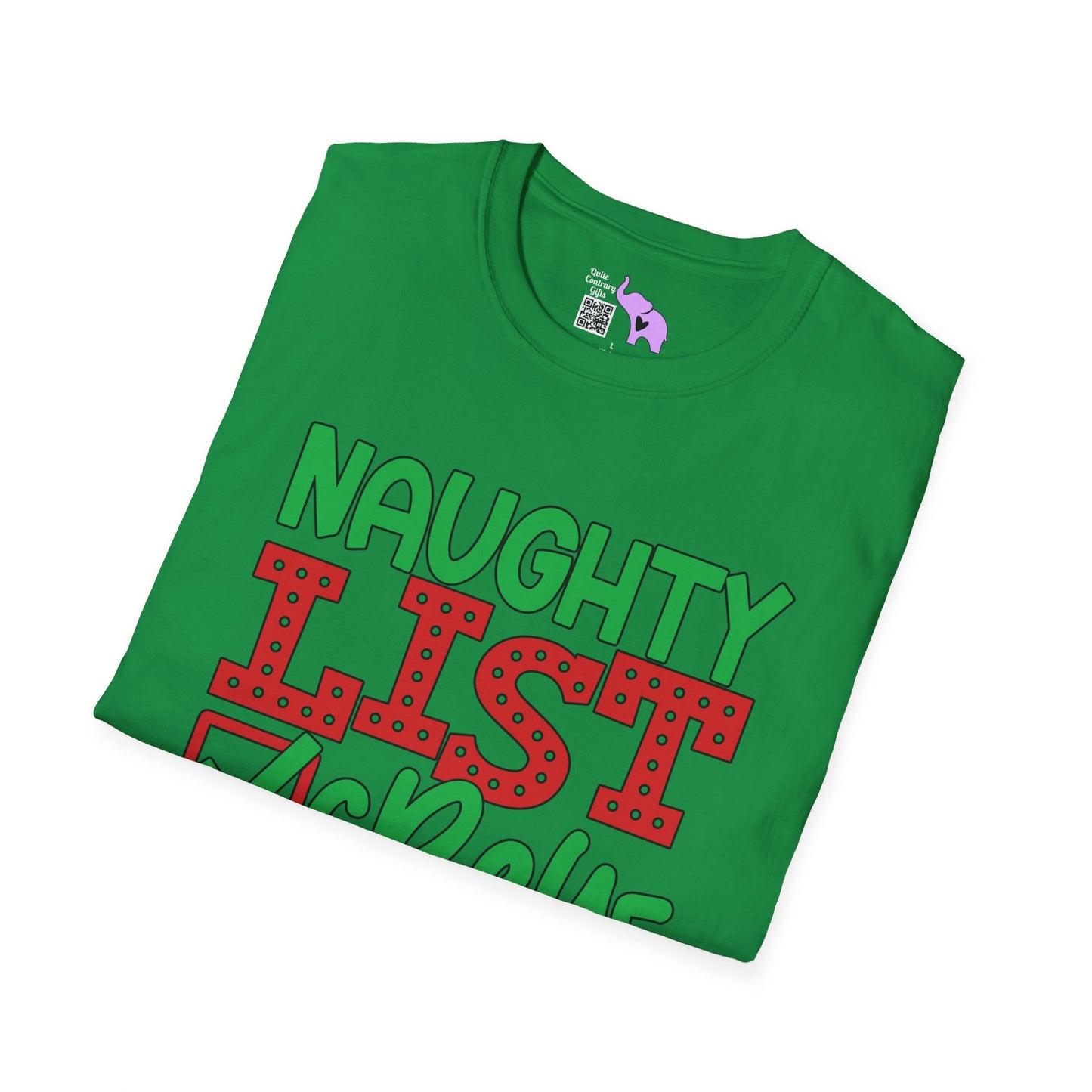 Naughty List Crew Adult T-shirt