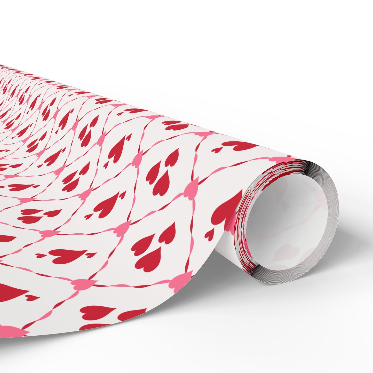 Cupid’s Lattice Wrapping Paper