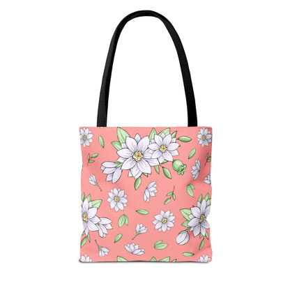 Jasmine Blush Garden Canvas Tote Bag