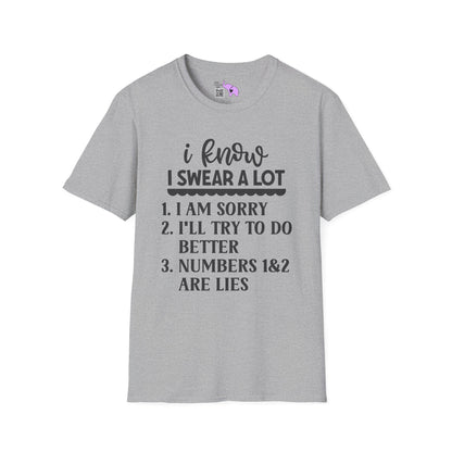 I Know I Swear Alot... Adult T-shirt