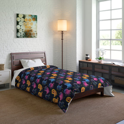 Neon Haunters Comforter