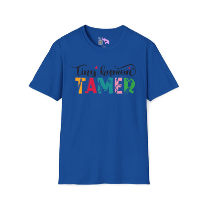 Tiny Human Tamer (Teacher) Adult T-shirt