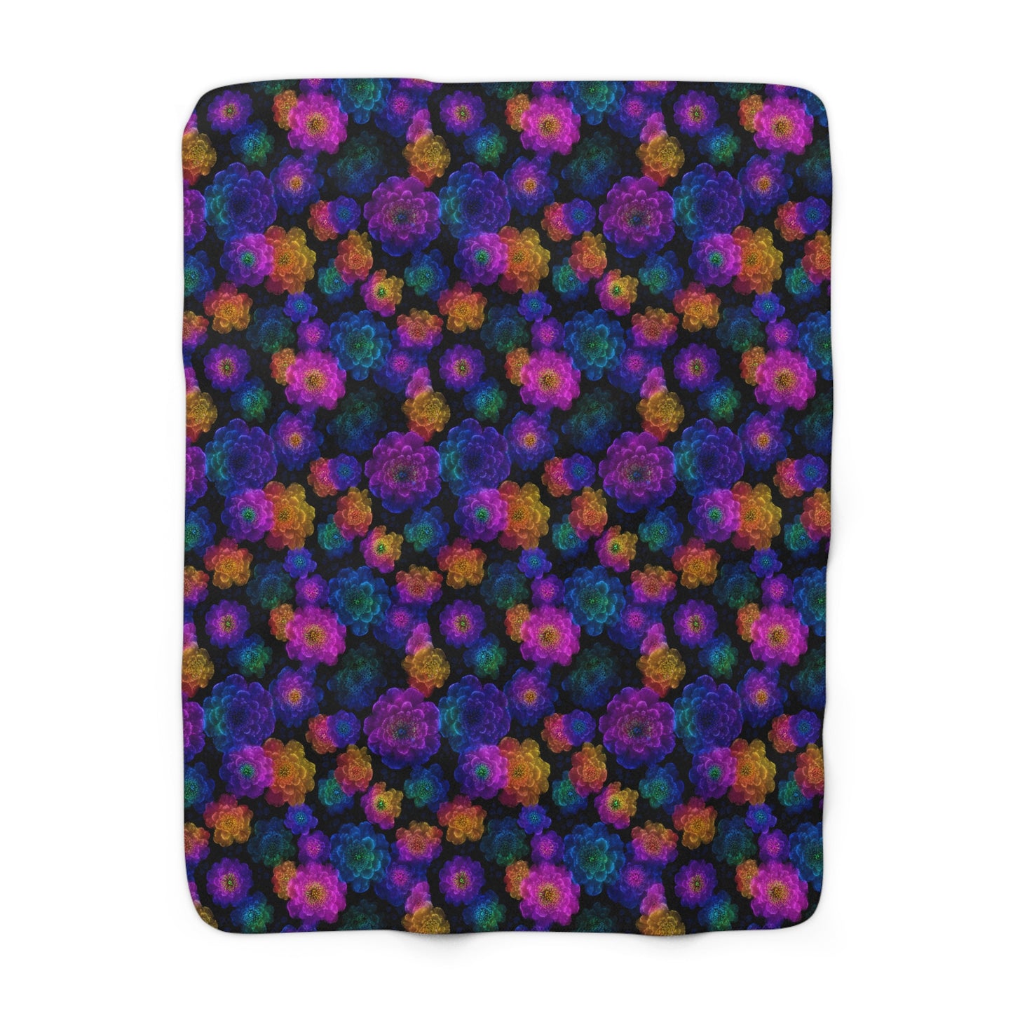 Luminous Carnations Fleece Blanket