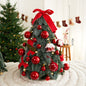 Miniature Artificial Decorated Christmas Tree With Lights