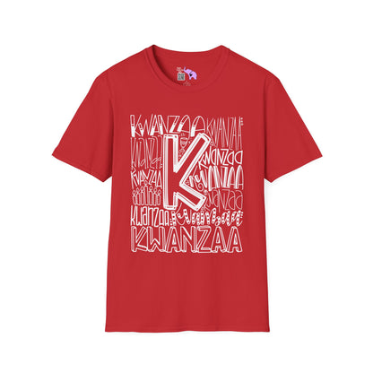 Kwanzaa Wordcloud Adult T-shirt