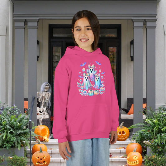 Haunted in Pastels Youth Heavy Blend Hoodie
