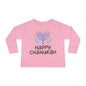 Happy Chanukah Toddler Long Sleeve Tee