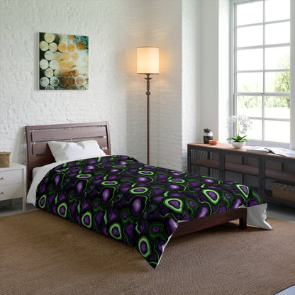 Amethyst & Lime Fracture Comforter