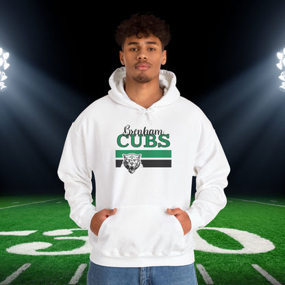 Brenham Cubs w/Mascot & Stripes Adult Heavy Blend™ Hoodie