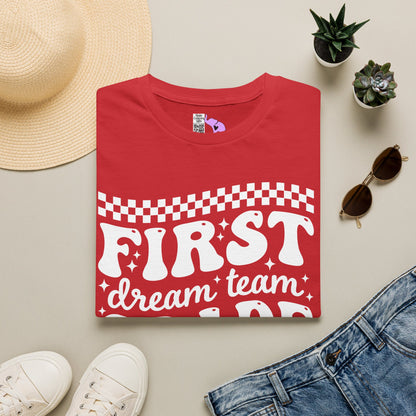 First Grade Dream Team Adult T-shirt