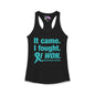 It Came I Fought I Won Cervical Cancer Survivior Women's Ideal Racerback Tank
