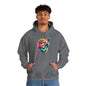 Colorful Guitar Kitten Heavy Blend™ Hooded Sweatshirt